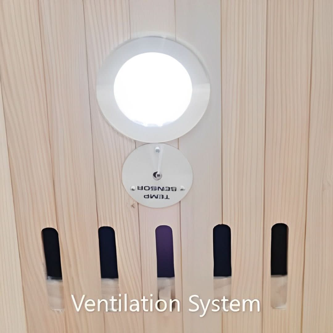 SunRay Sequoia 4-Person Indoor Infrared Cedar Sauna - Image 3