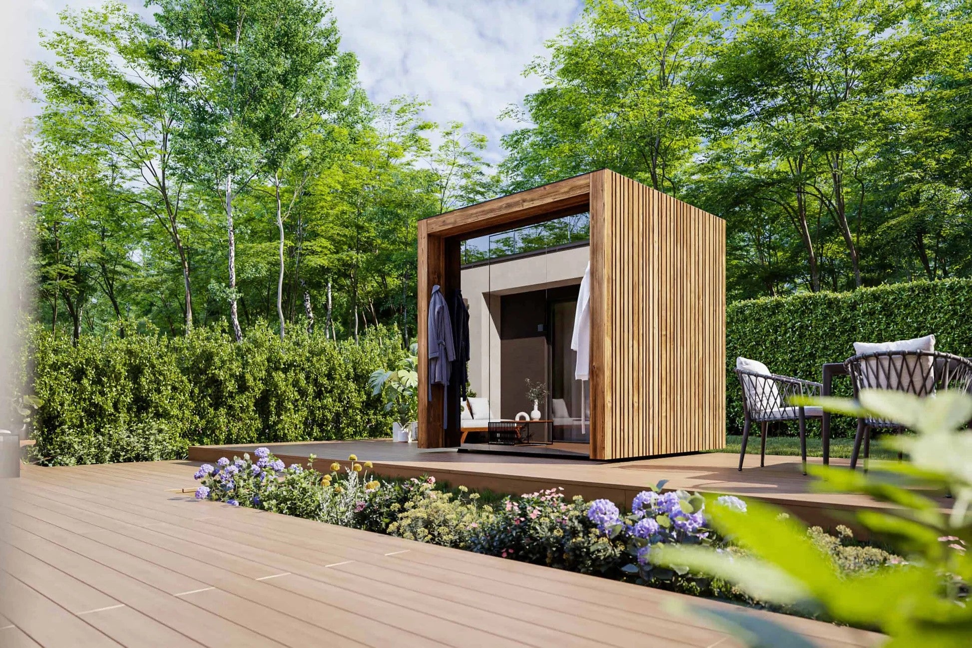 ThermaSol Fortis Outdoor Sauna Cabin (14-FORTIS)