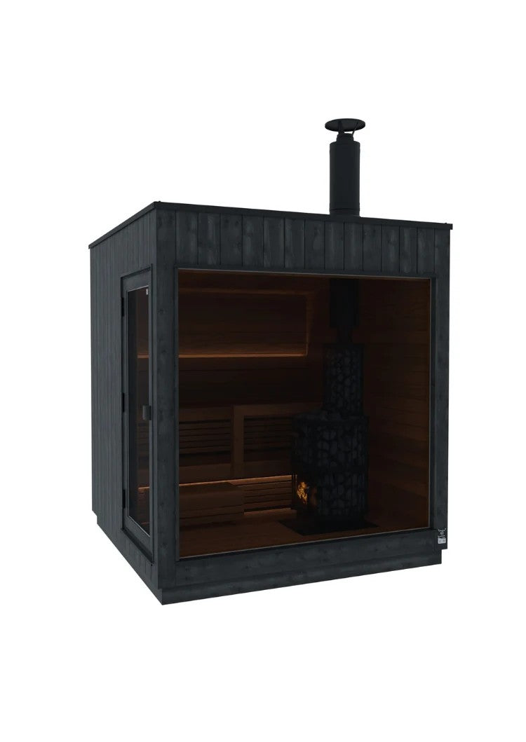 ThermaSol Nordic Misty Outdoor Sauna Cabin (14-KIR-3537)