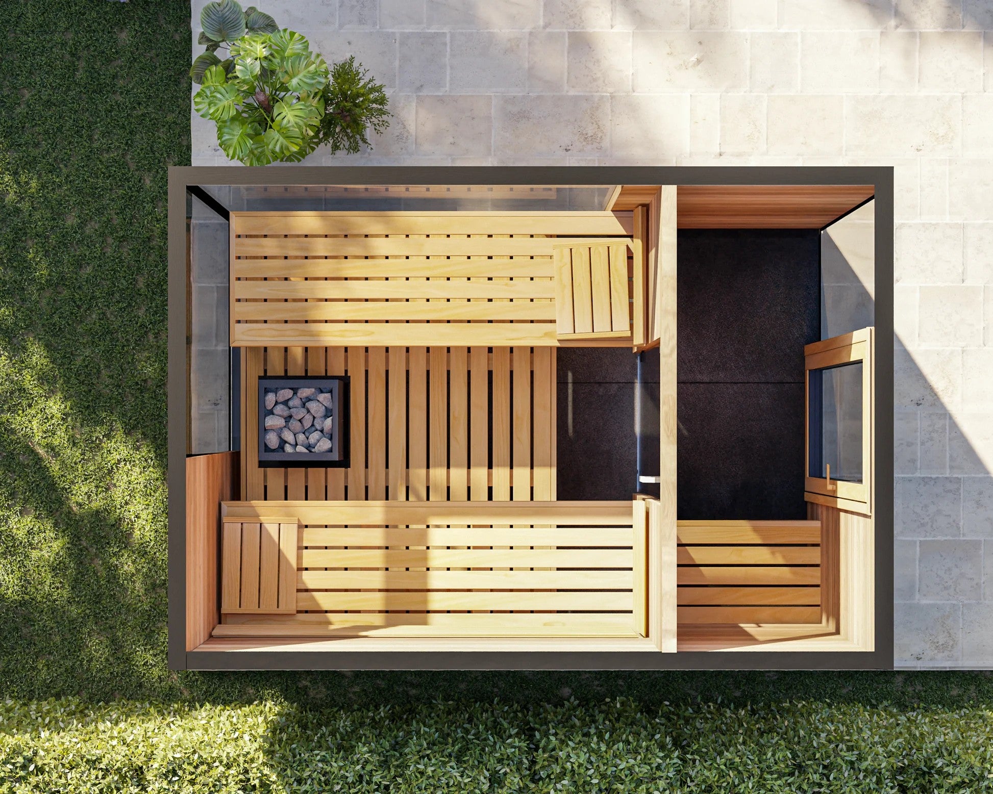 ThermaSol Ombra Outdoor Sauna Cabin (14-OMBRA)