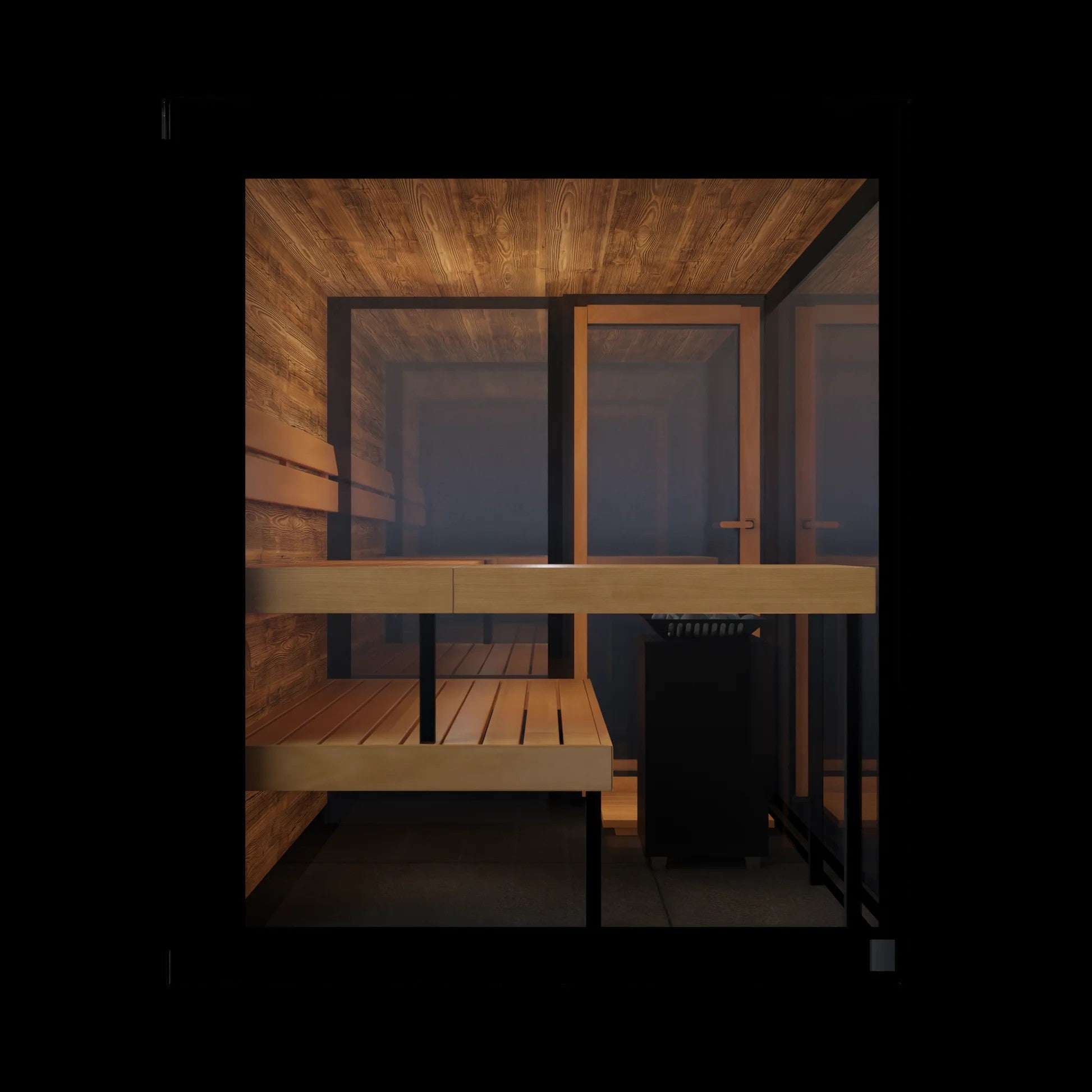 ThermaSol Vue Outdoor Sauna Cabin (14-VUEDL)