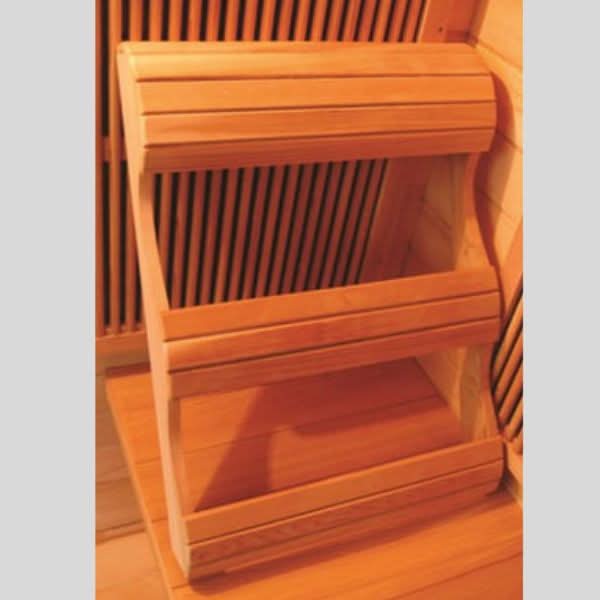 SunRay Savannah 3-Person Indoor Infrared Cedar Sauna - Image 4