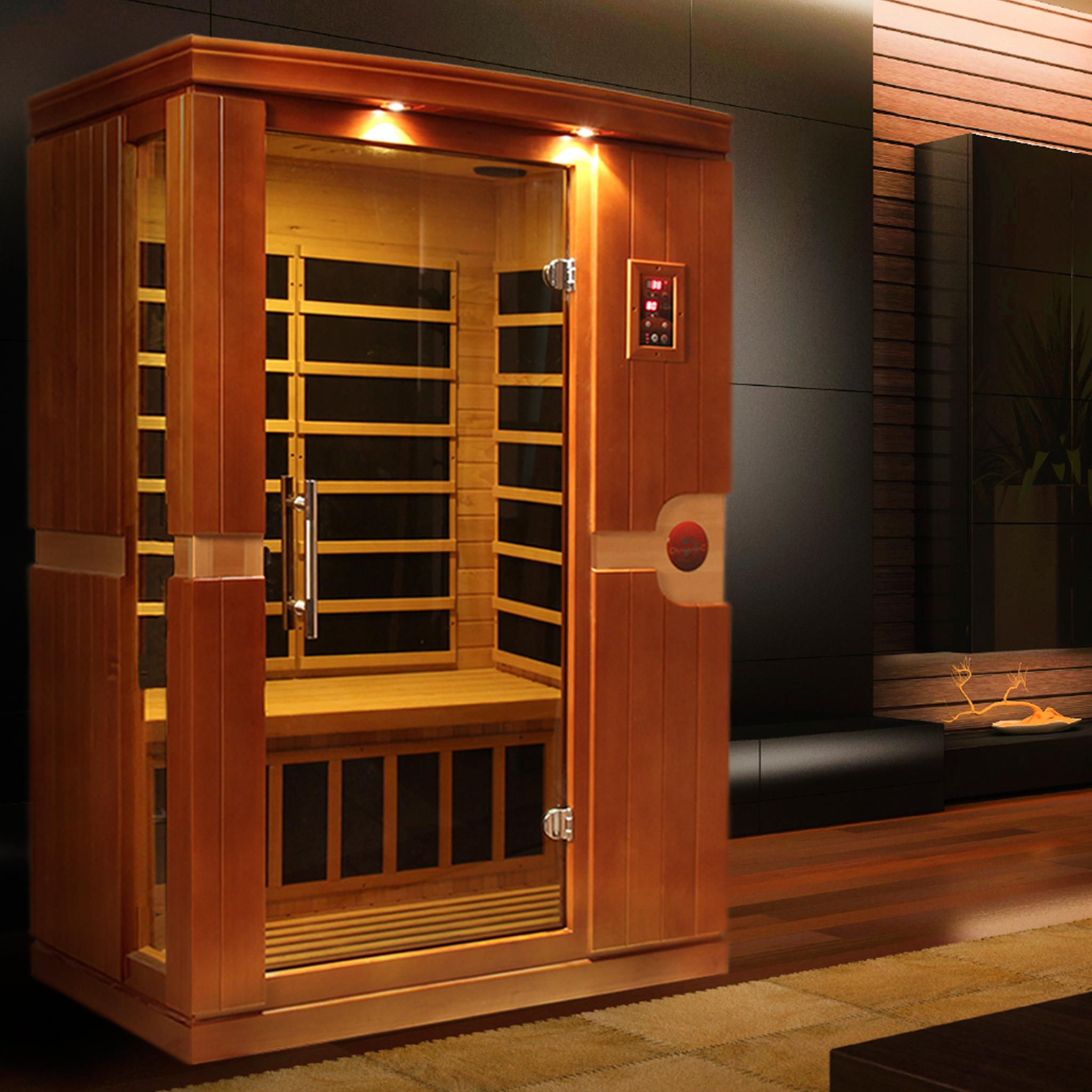 Dynamic Venice 2 Person Low EMF Far Infrared Sauna by Golden Designs (DYN-6210-01)