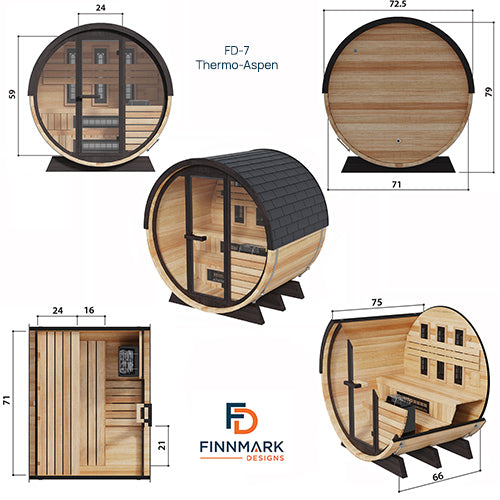 Sauna Seat Cushion – FD-2 (2-Person) | Finnmark Designs