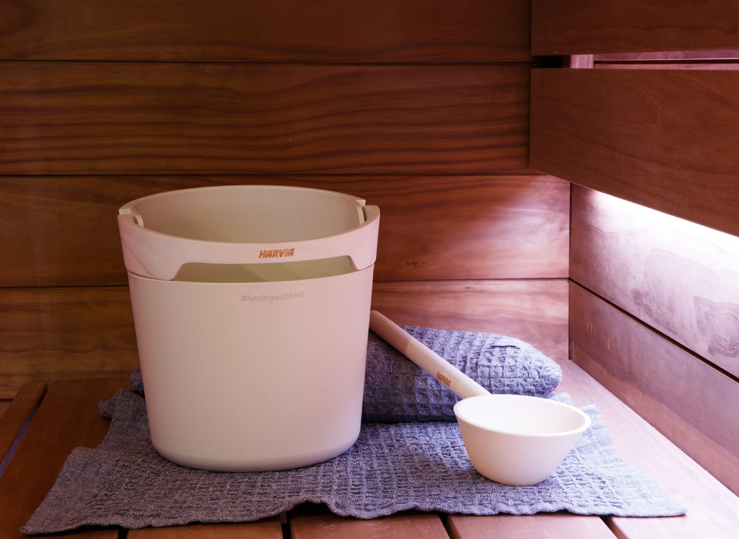 Sauna Bucket and Ladle Set