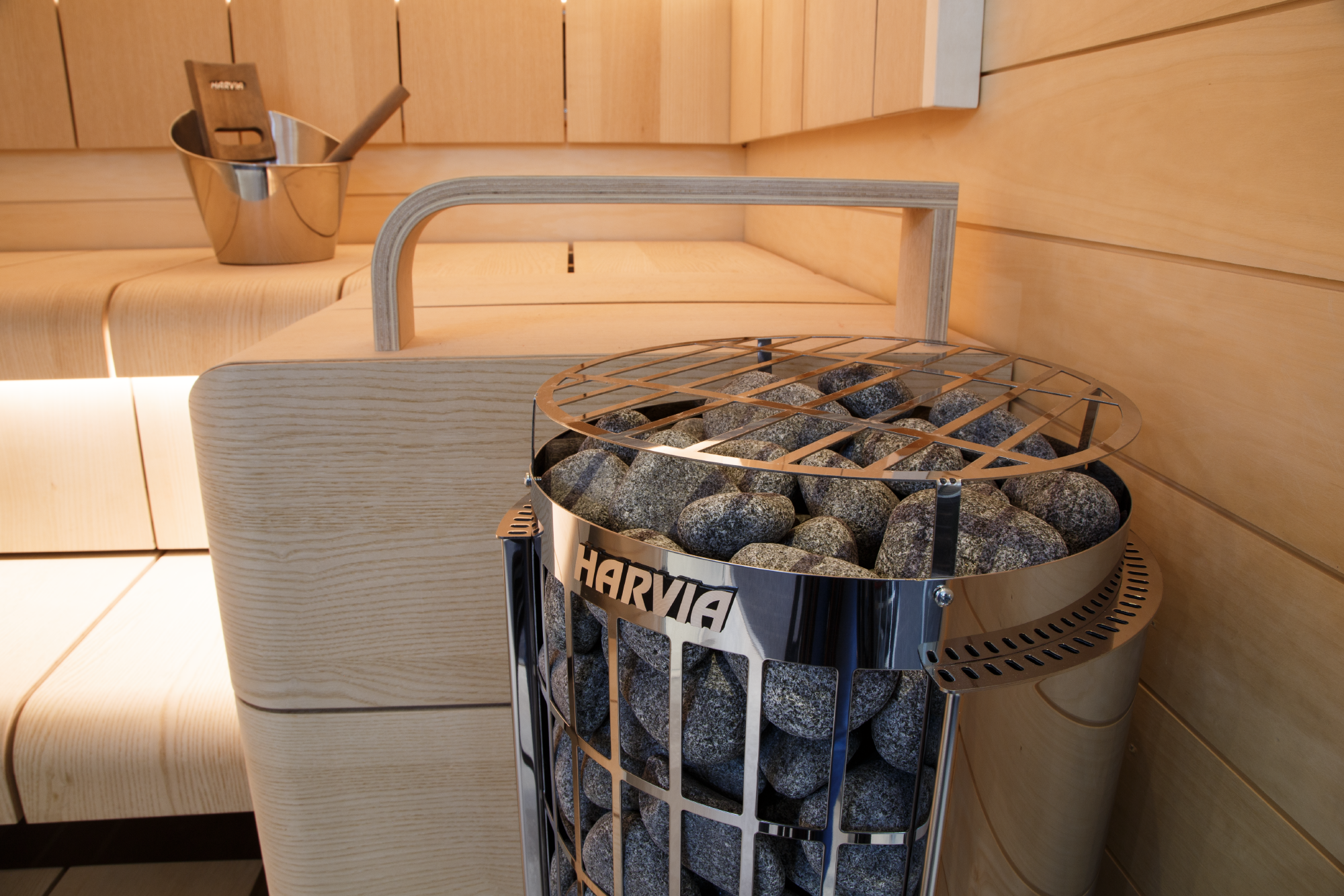 Cilindro Half Series 9kW Stainless Steel Sauna Heater at 240V 1PH