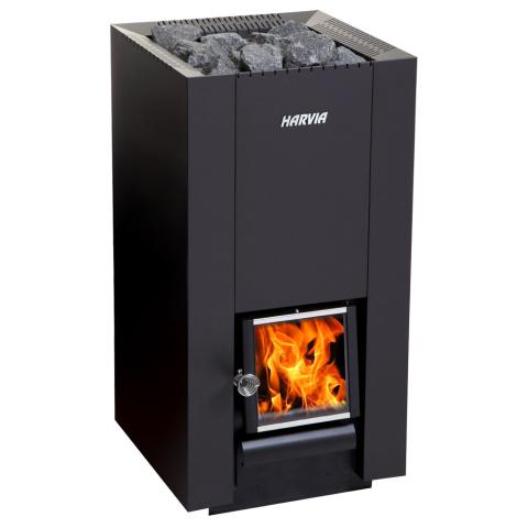 GreenFlame Series, 15.7kW, Water Tank, Wood Sauna Stove
