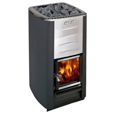 M Series 16.5kW Wood Sauna Stove w/ Exterior Feed