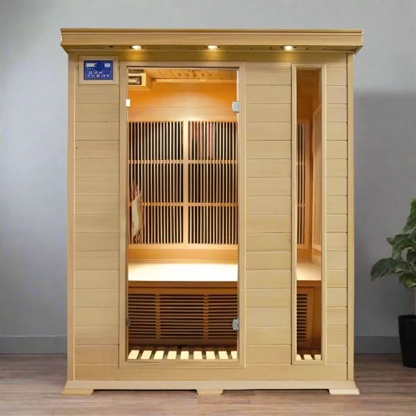 SunRay Aspen 3-Person Indoor Infrared Sauna - Image 2