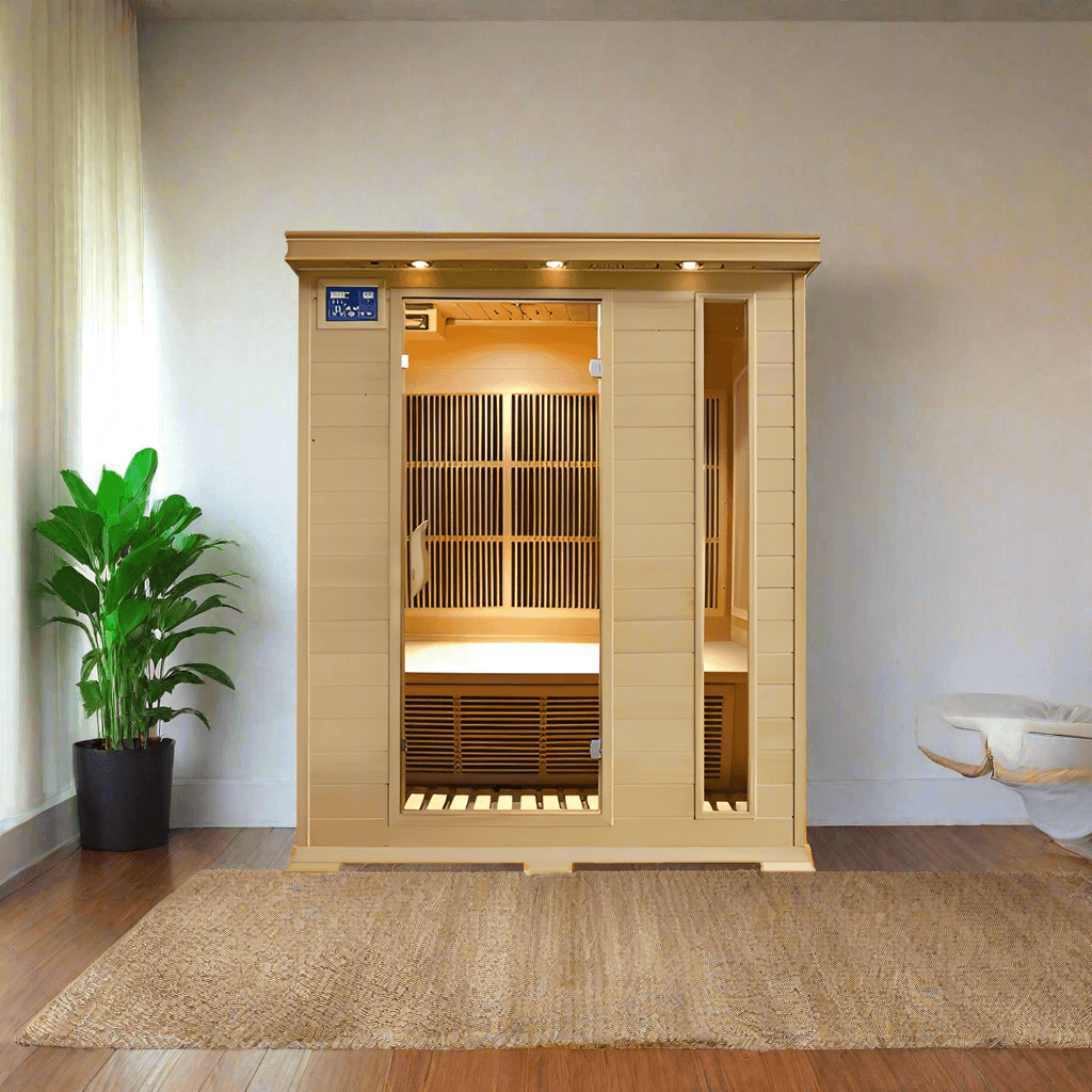 SunRay Aspen 3-Person Indoor Infrared Sauna - Image 1