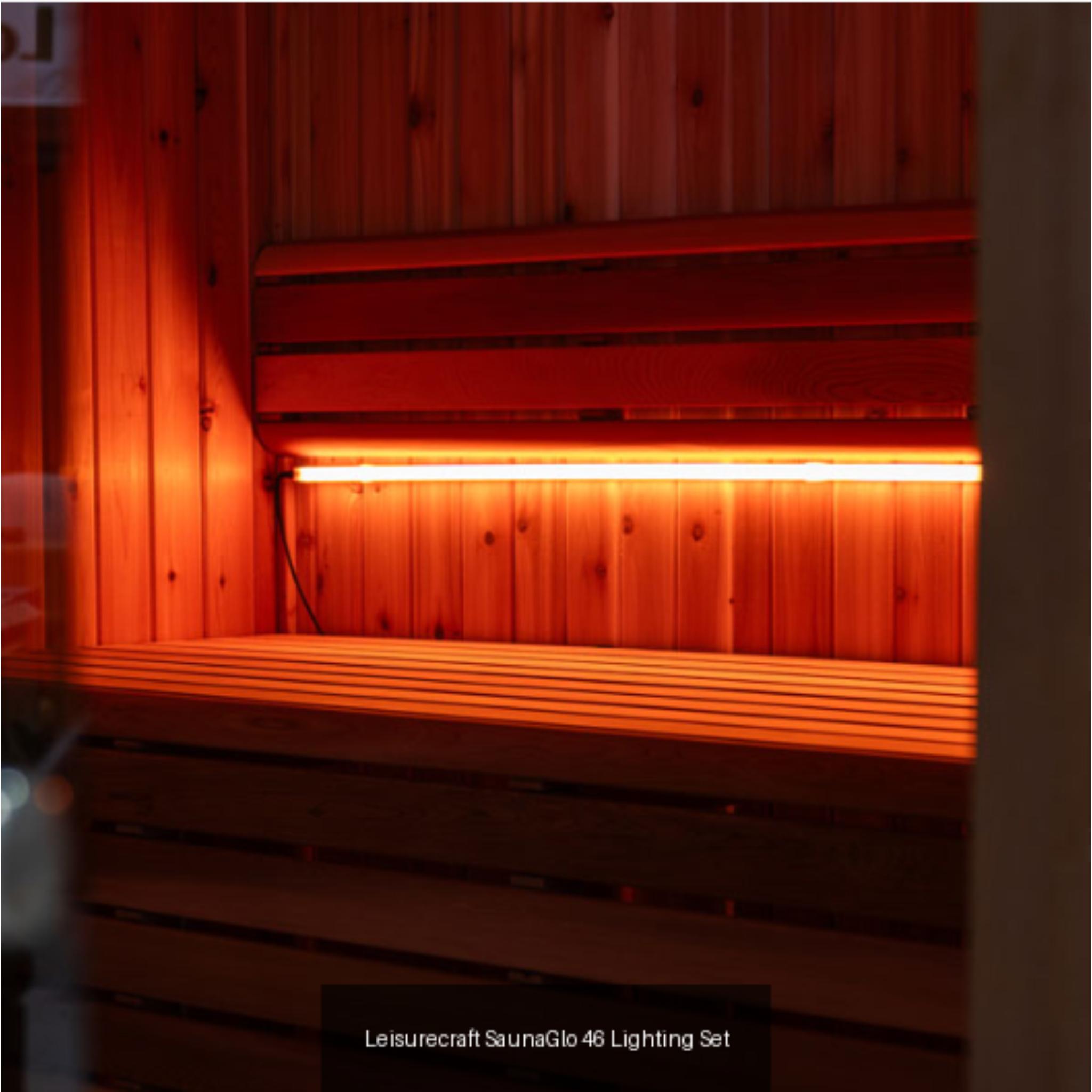 Leisurecraft Canadian Timber Georgian Cabin Sauna with Wood Burning Heater (CTC88W)