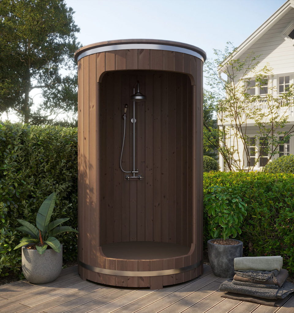 SaunaLife Model R3 Barrel Shower - High Resolution View