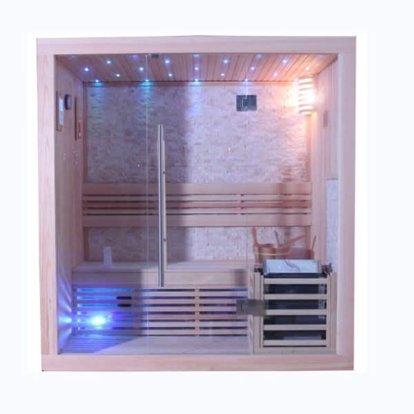 SunRay Westlake 3-Person Luxury Indoor Traditional Sauna - Image 3
