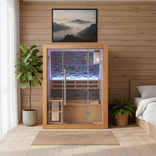SunRay Rockledge 2-Person Luxury Indoor Traditional Sauna