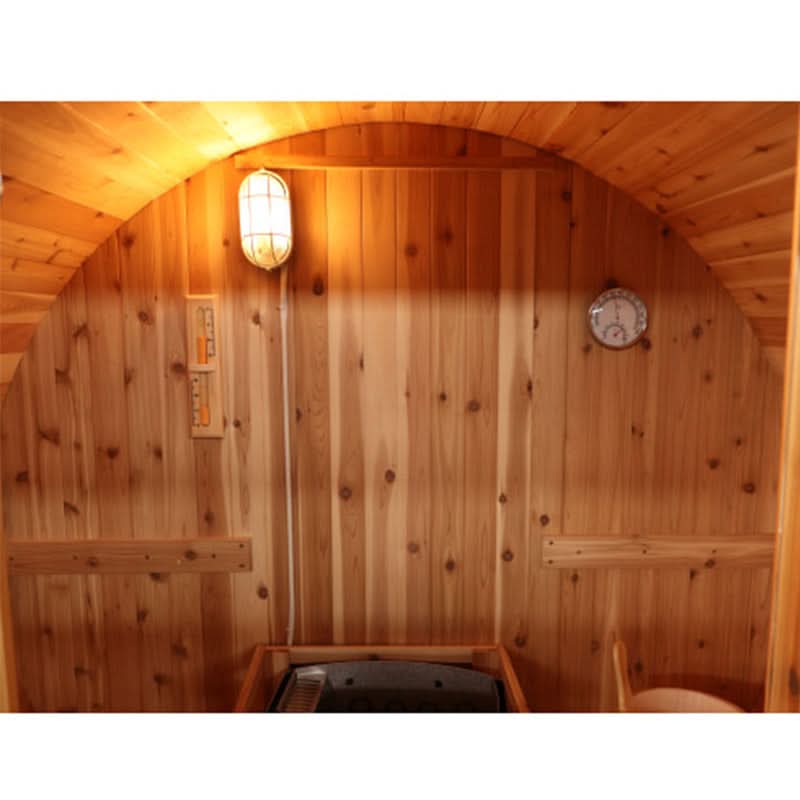 SunRay Solace 2-Person Traditional Barrel Sauna - Image 6