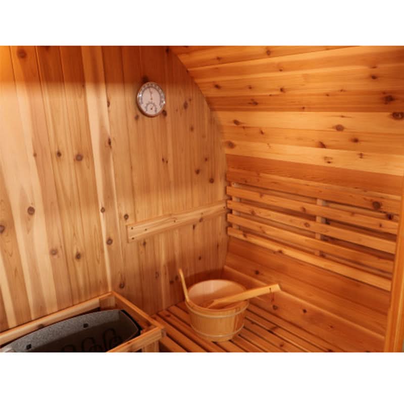 SunRay Solace 2-Person Traditional Barrel Sauna - Image 7