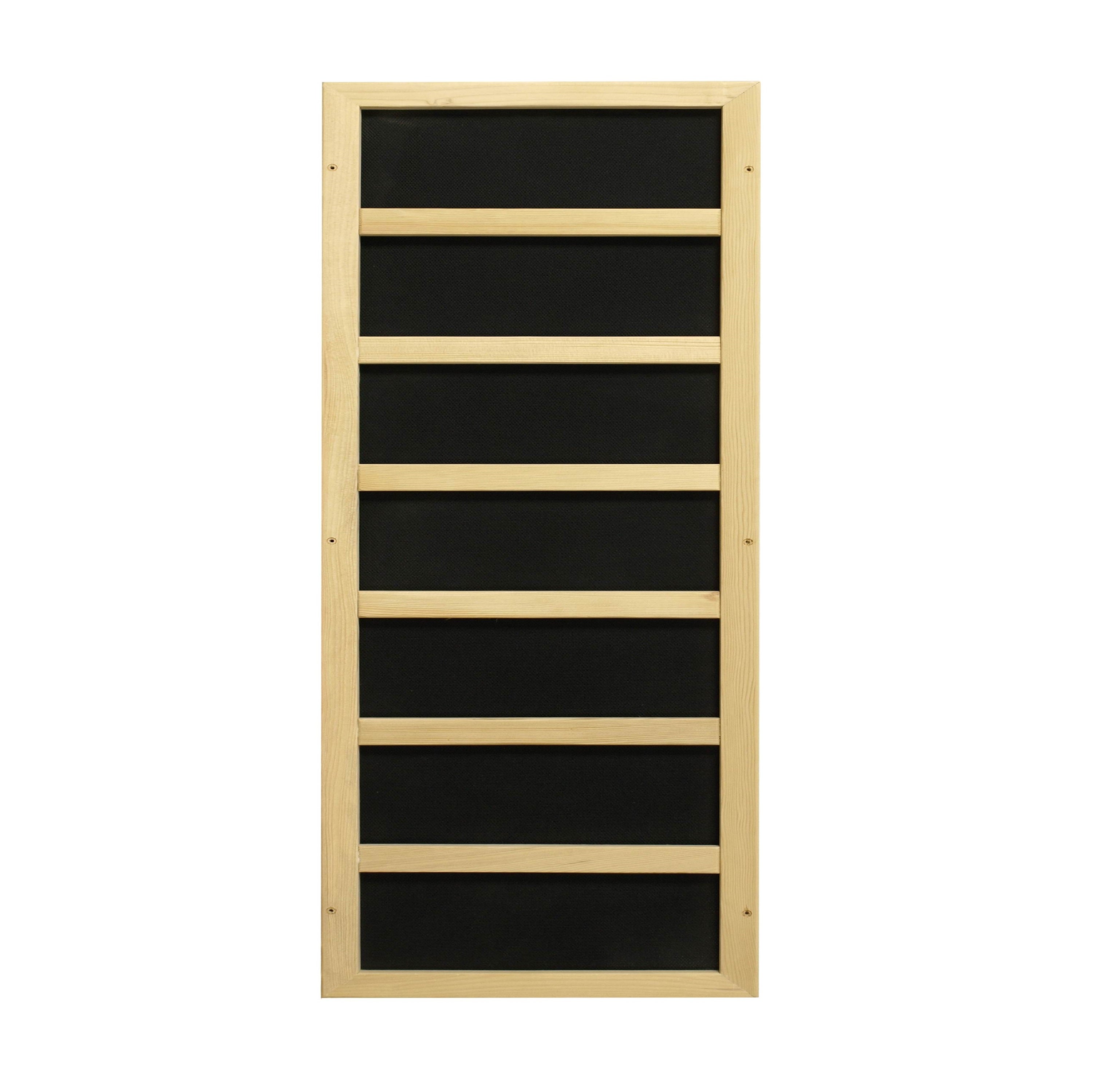 Golden Designs 6-Person Full Spectrum PureTech™ Near Zero EMF (Under 3MG) FAR Infrared Sauna with Himalayan Salt Bar (Canadian Hemlock) (GDI-8260-01)