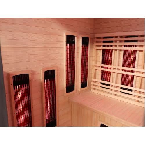 SunRay Pacific 4-Person Outdoor Infrared Sauna - Image 6