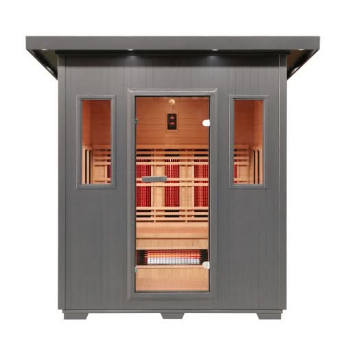 SunRay Pacific 4-Person Outdoor Infrared Sauna - Image 2