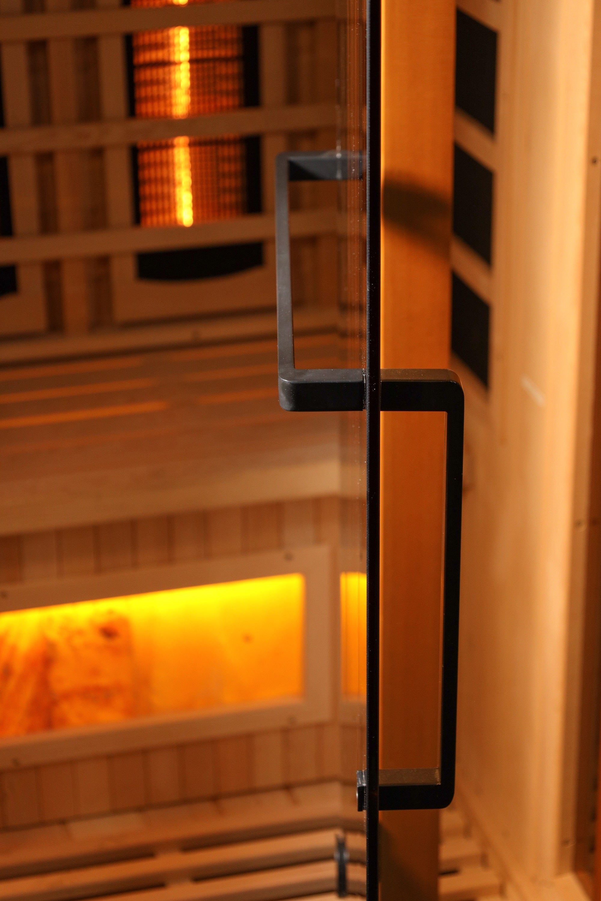 Golden Designs 1-2-Person Full Spectrum PureTech™ Near Zero EMF FAR Infrared Sauna (Canadian Hemlock) (GDI-8010-03)
