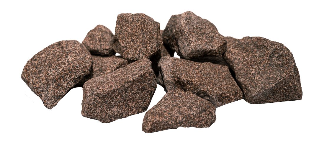 Elite Pro Heavy-Duty Sauna Heater Stones, Split-Face, 5-10cm