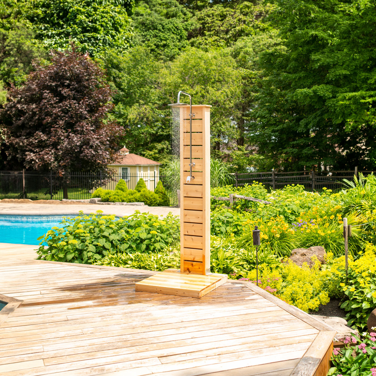 Leisurecraft Sierra Outdoor Shower - Front View