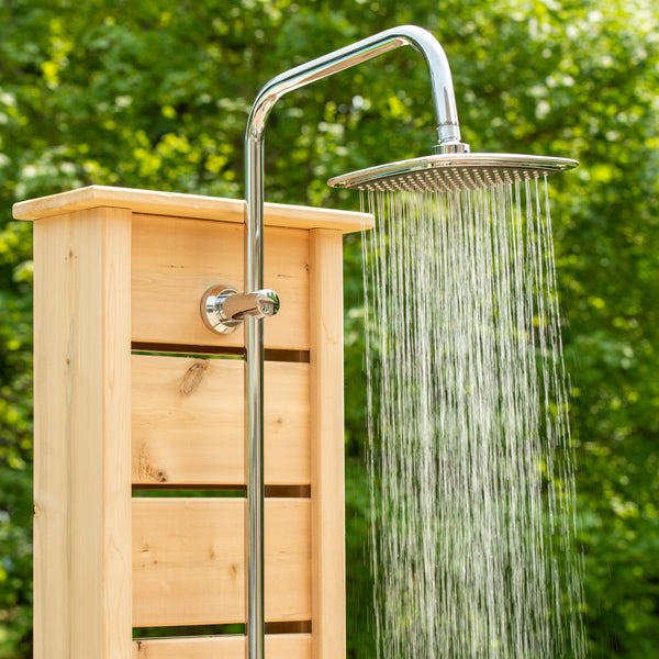 Leisurecraft Sierra Outdoor Shower - Side Profile