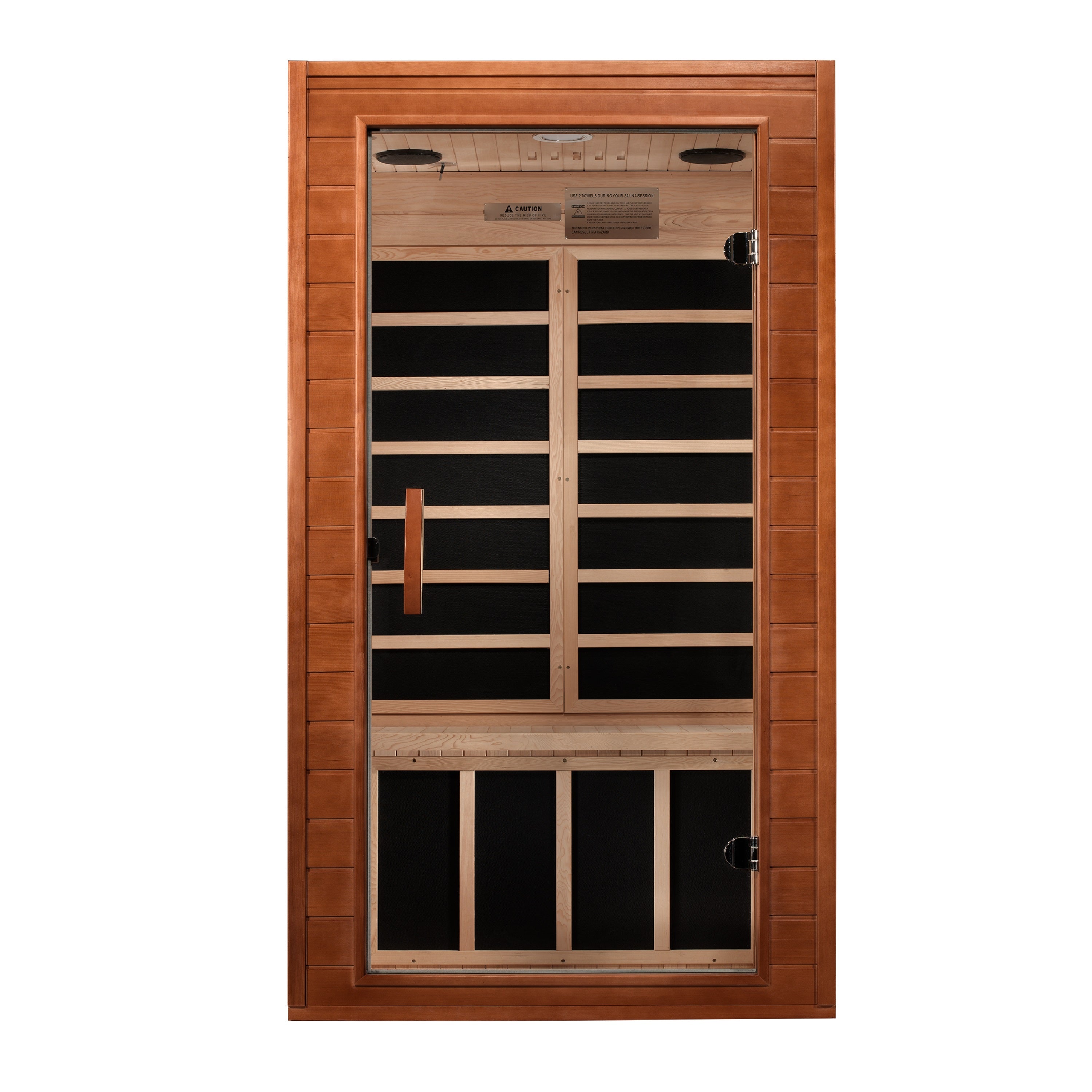 Dynamic Avila Elite 1-2-person Ultra Low EMF (Between 3-5MG) FAR Infrared Sauna (Canadian Hemlock) (DYN-6103-01 Elite)