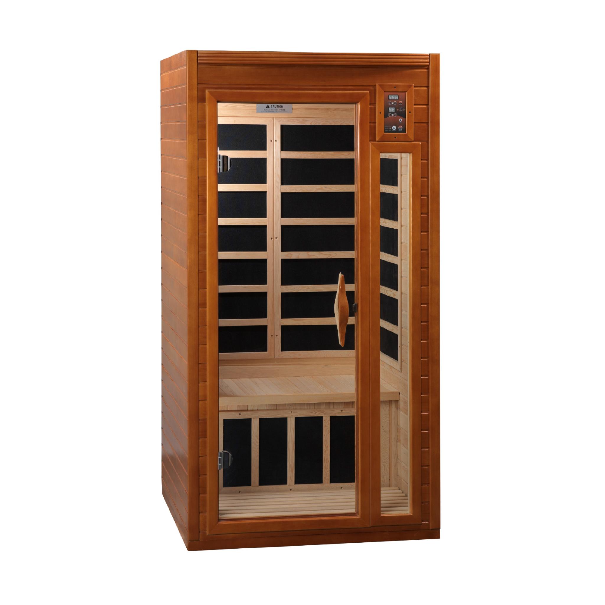 Dynamic Barcelona 1-2 Person Low EMF Far Infrared Sauna by Golden Design (DYN-6106-01)