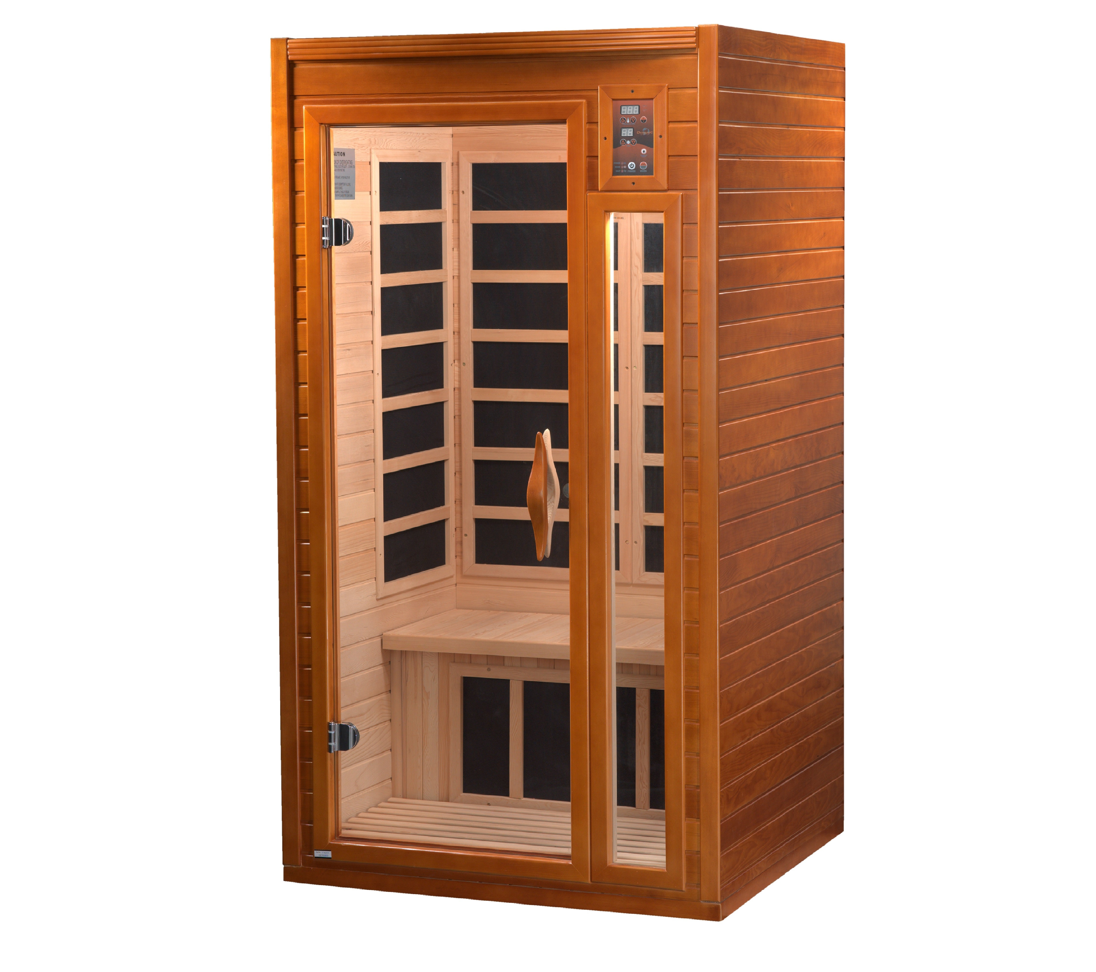 Dynamic Barcelona Elite 1-2-person Ultra Low EMF (Between 3-5MG) FAR Infrared Sauna (Canadian Hemlock) (DYN-6106-01 Elite)