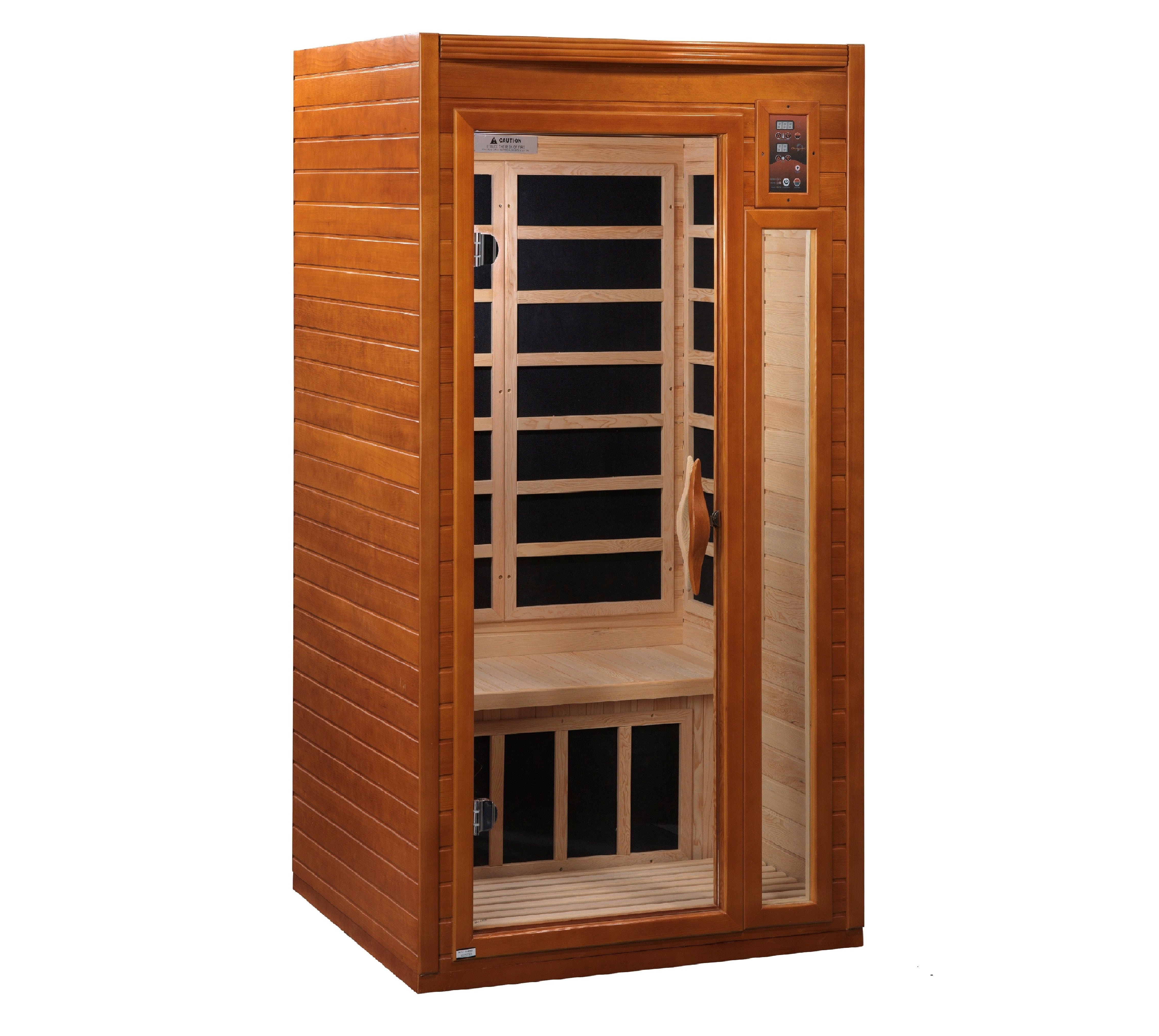 Dynamic Barcelona Elite 1-2-person Ultra Low EMF (Between 3-5MG) FAR Infrared Sauna (Canadian Hemlock) (DYN-6106-01 Elite)