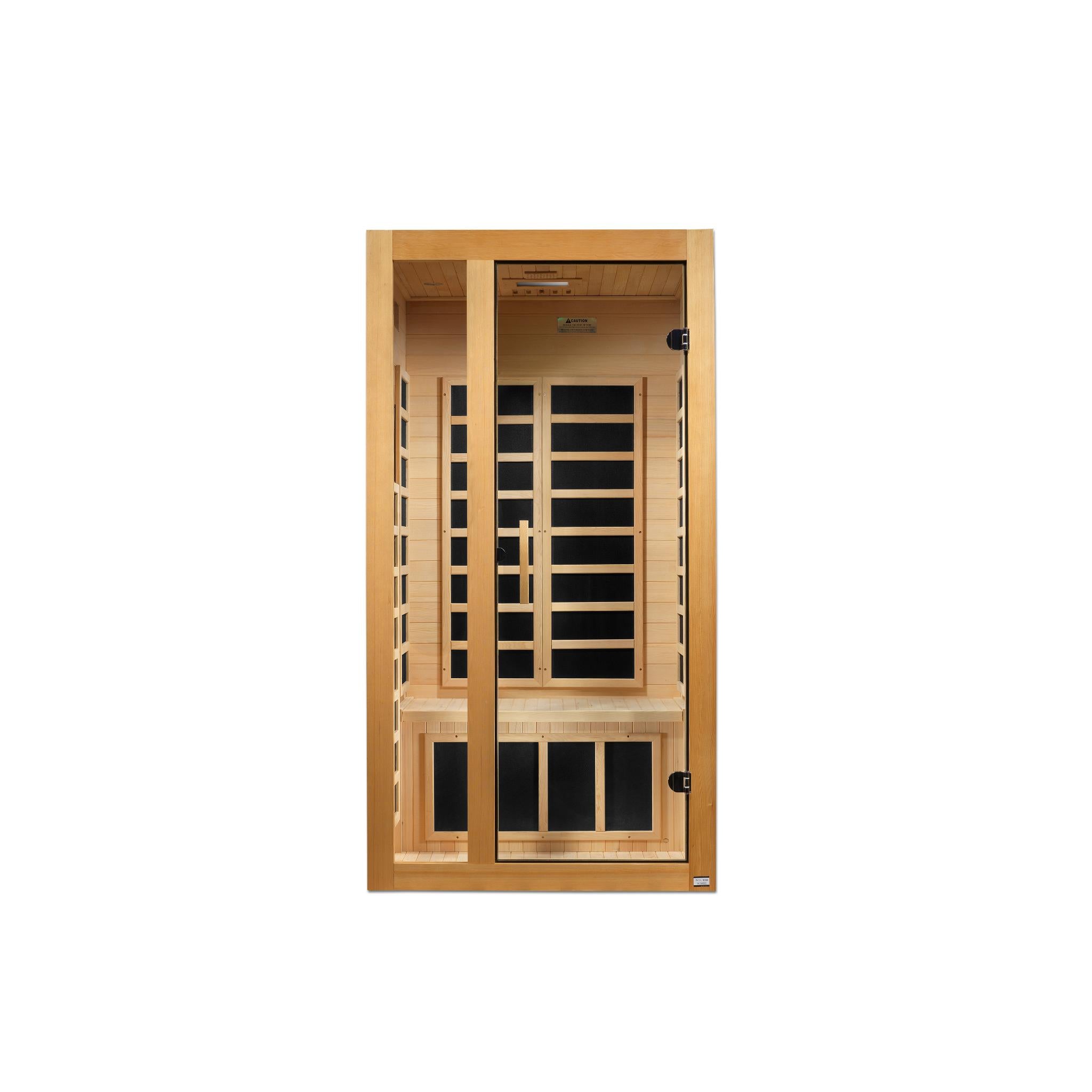 Dynamic Gracia 1–2 Person Low EMF FAR Infrared Sauna by Golden Designs (DYN-6119-01)