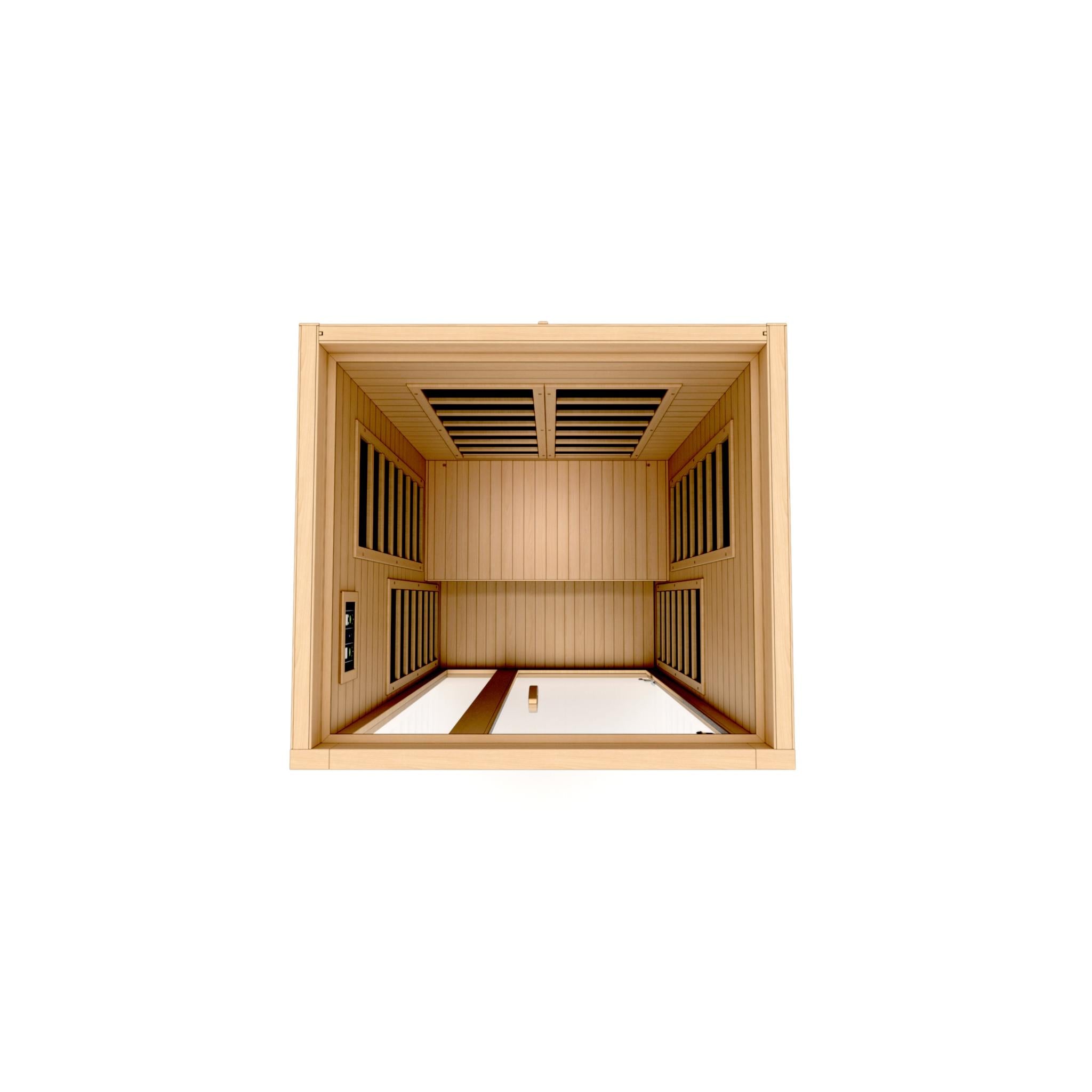 Dynamic Gracia 1–2 Person Low EMF FAR Infrared Sauna by Golden Designs (DYN-6119-01)