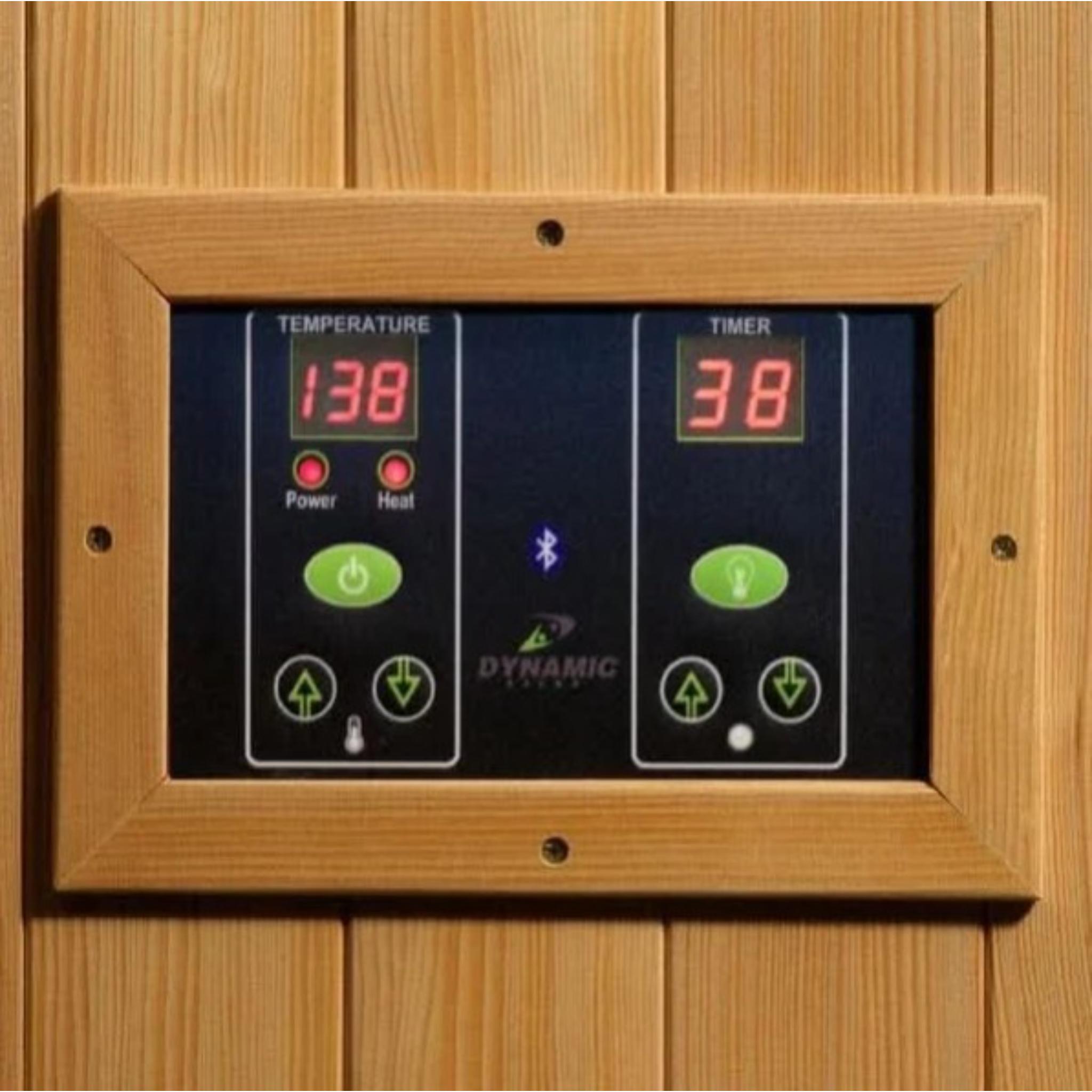 Dynamic Gracia 1–2 Person Low EMF FAR Infrared Sauna by Golden Designs (DYN-6119-01)