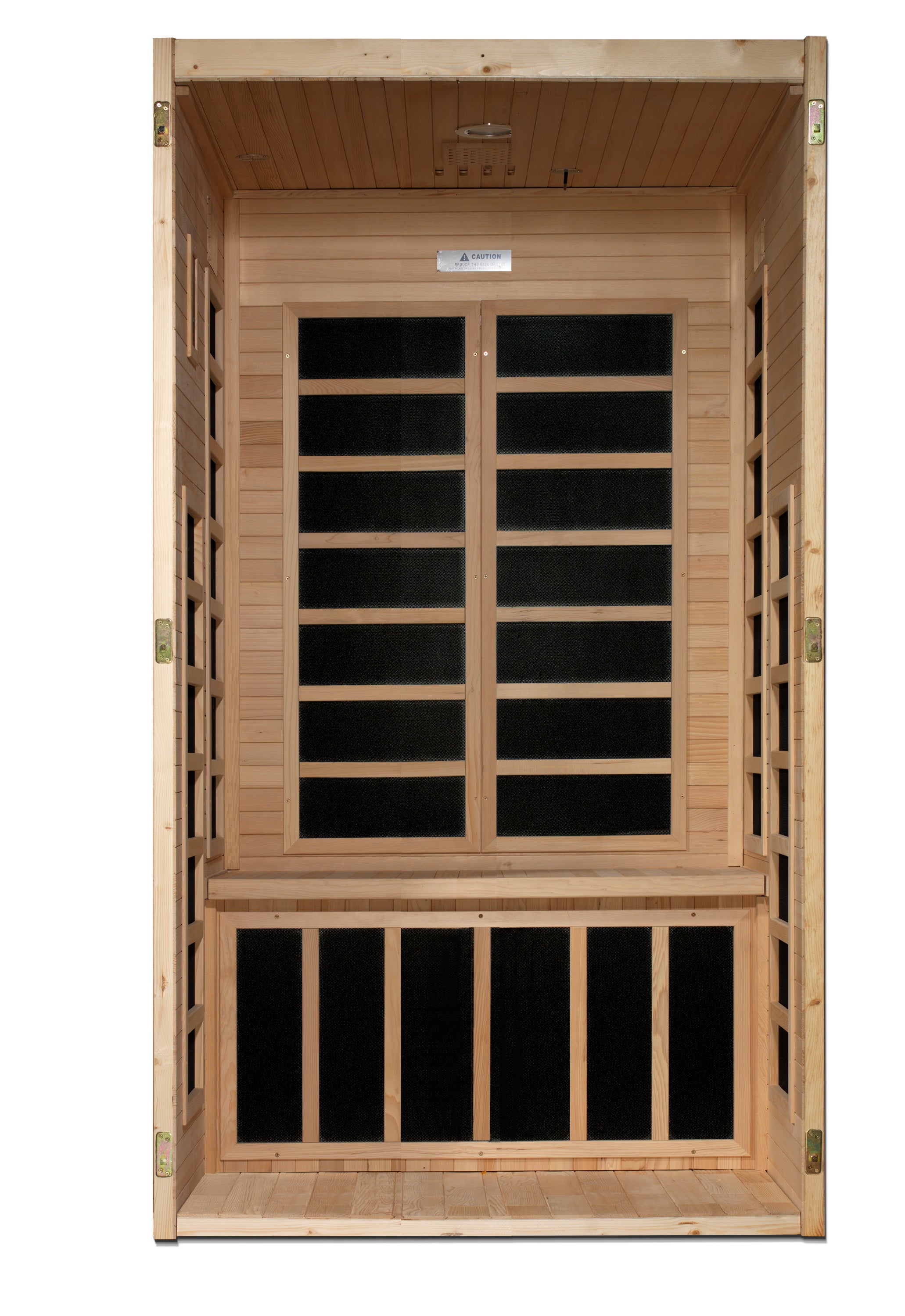 Dynamic Gracia Elite 1-2-person Ultra Low EMF (Between 3-5MG) FAR Infrared Sauna (Canadian Hemlock) (DYN-6119-01 Elite)