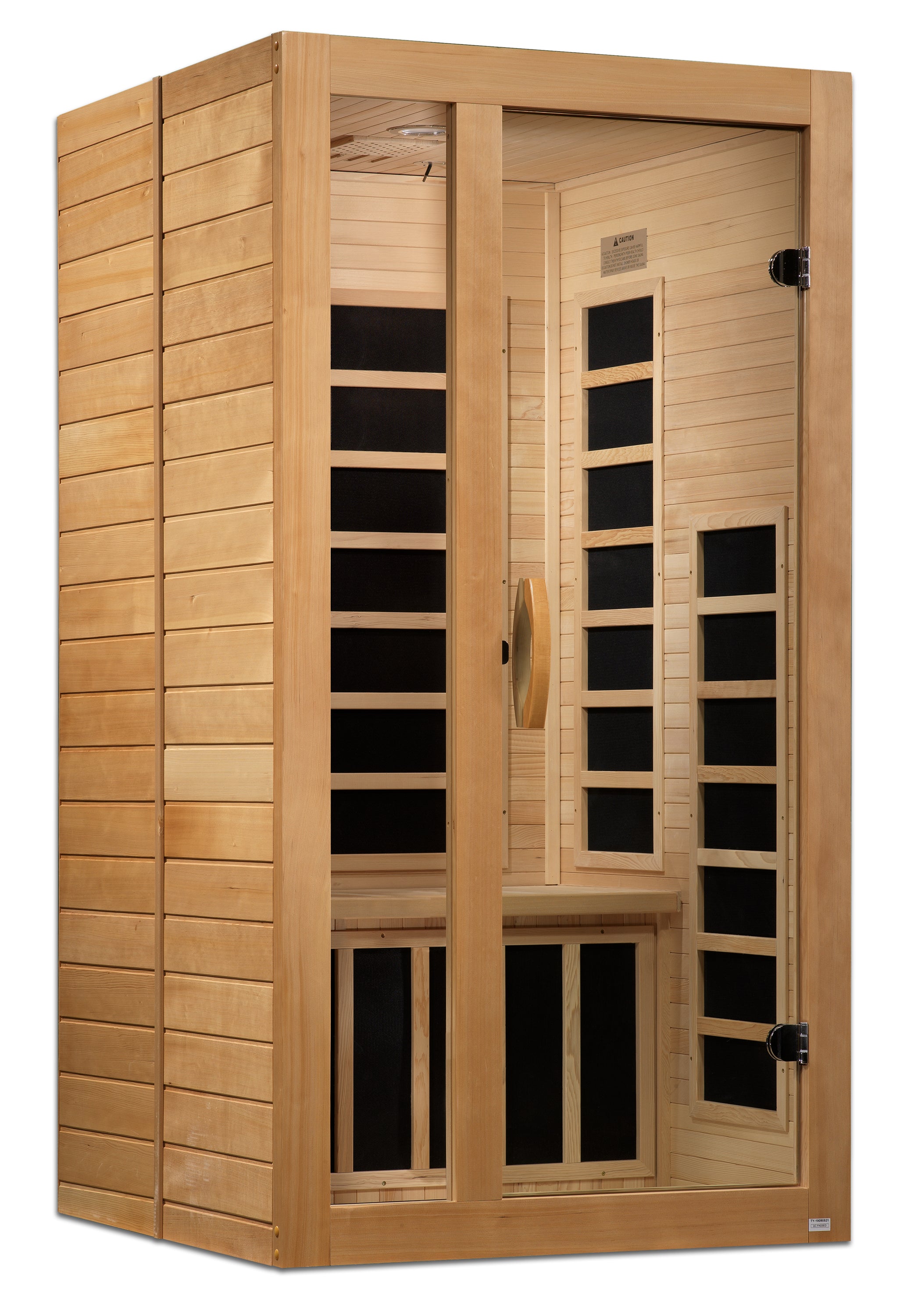 Dynamic Gracia Elite 1-2-person Ultra Low EMF (Between 3-5MG) FAR Infrared Sauna (Canadian Hemlock) (DYN-6119-01 Elite)