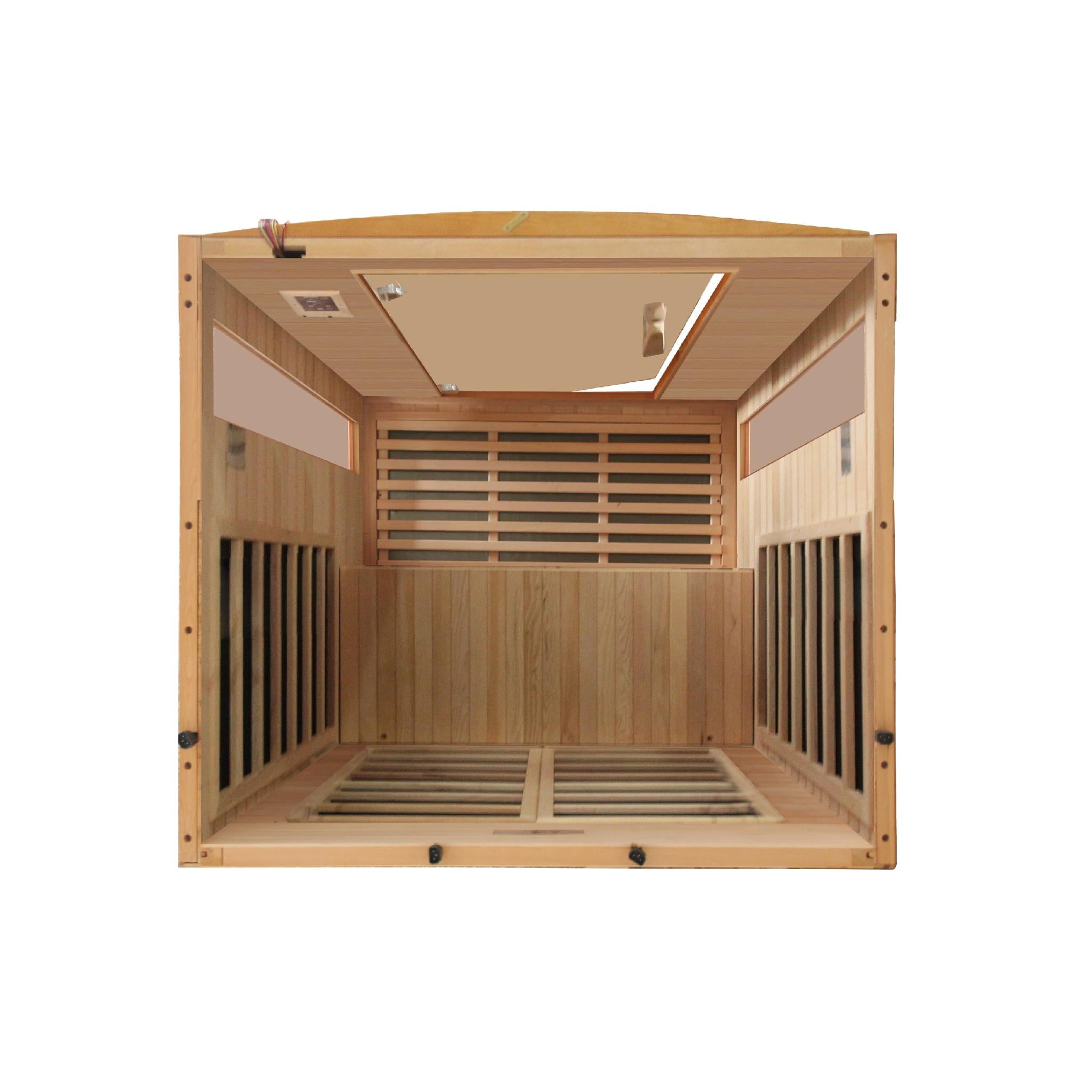Dynamic Versailles 2 Person Low EMF Far Infrared Sauna by Golden Designs (DYN-6202-03)