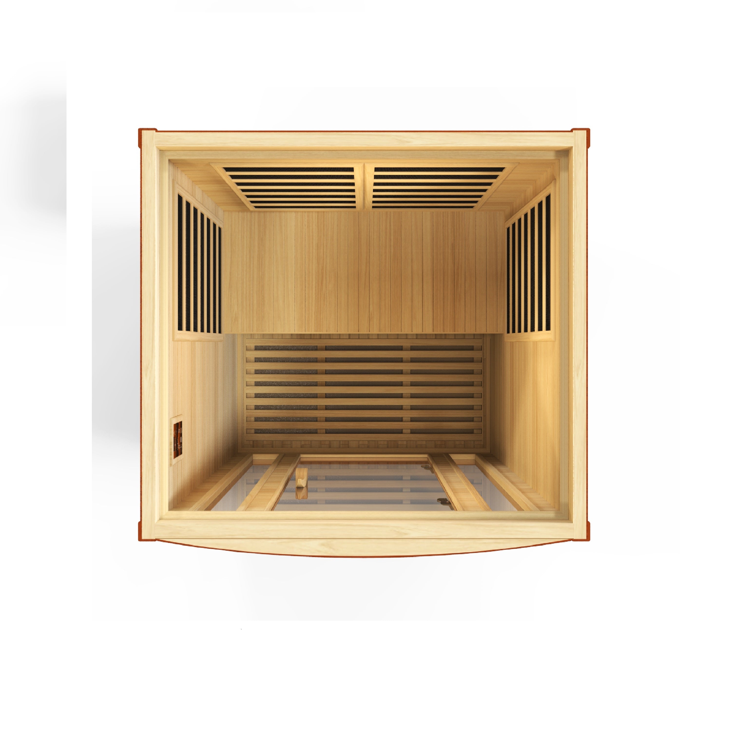 Dynamic San Marino 2-person Low EMF (Between 5-10MG) FAR Infrared Sauna (Canadian Hemlock) (DYN-6206-01)