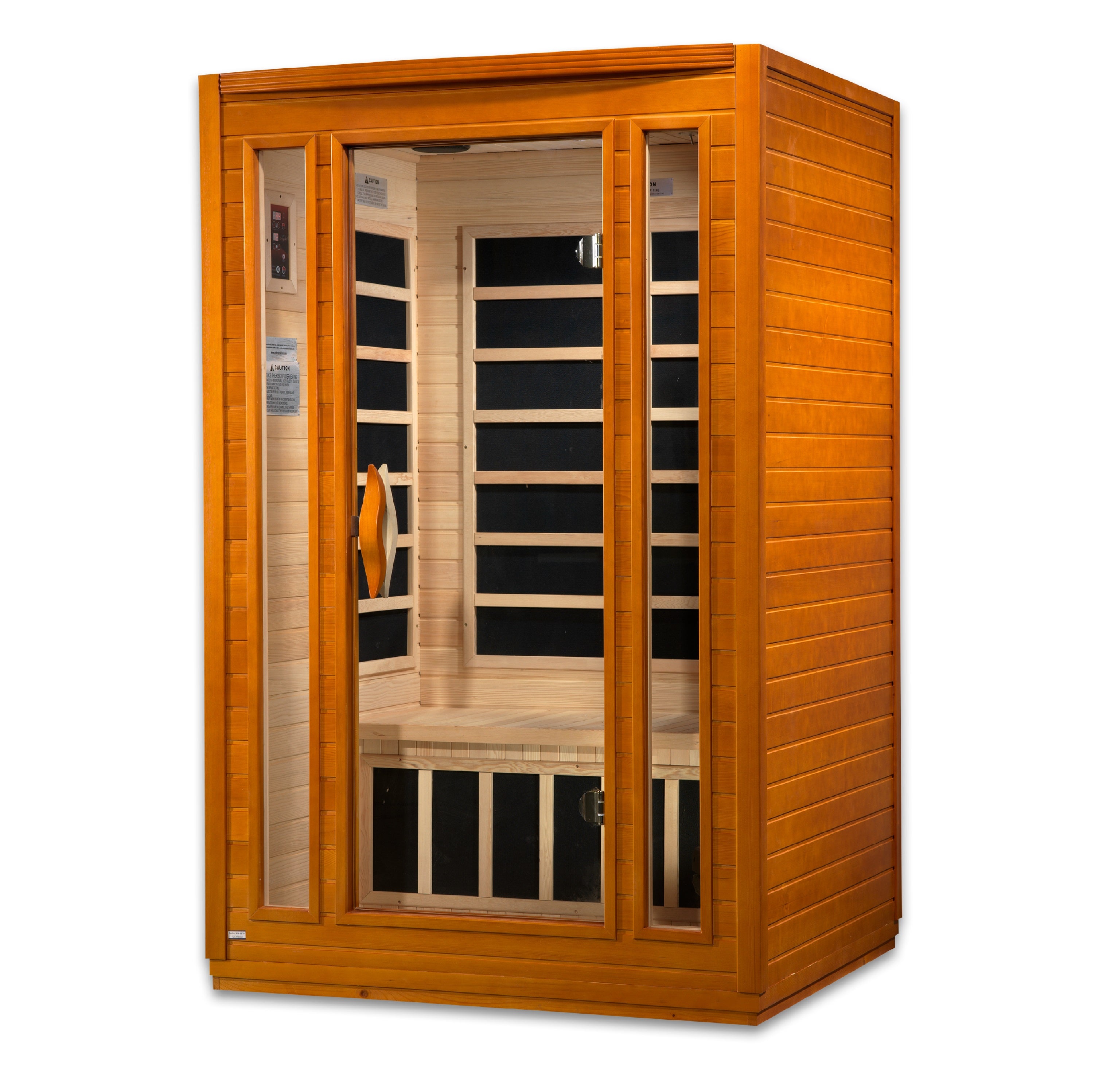 Dynamic San Marino Elite 2-person Ultra Low EMF (Between 3-5MG) FAR Infrared Sauna (Canadian Hemlock) (DYN-6206-01 Elite)