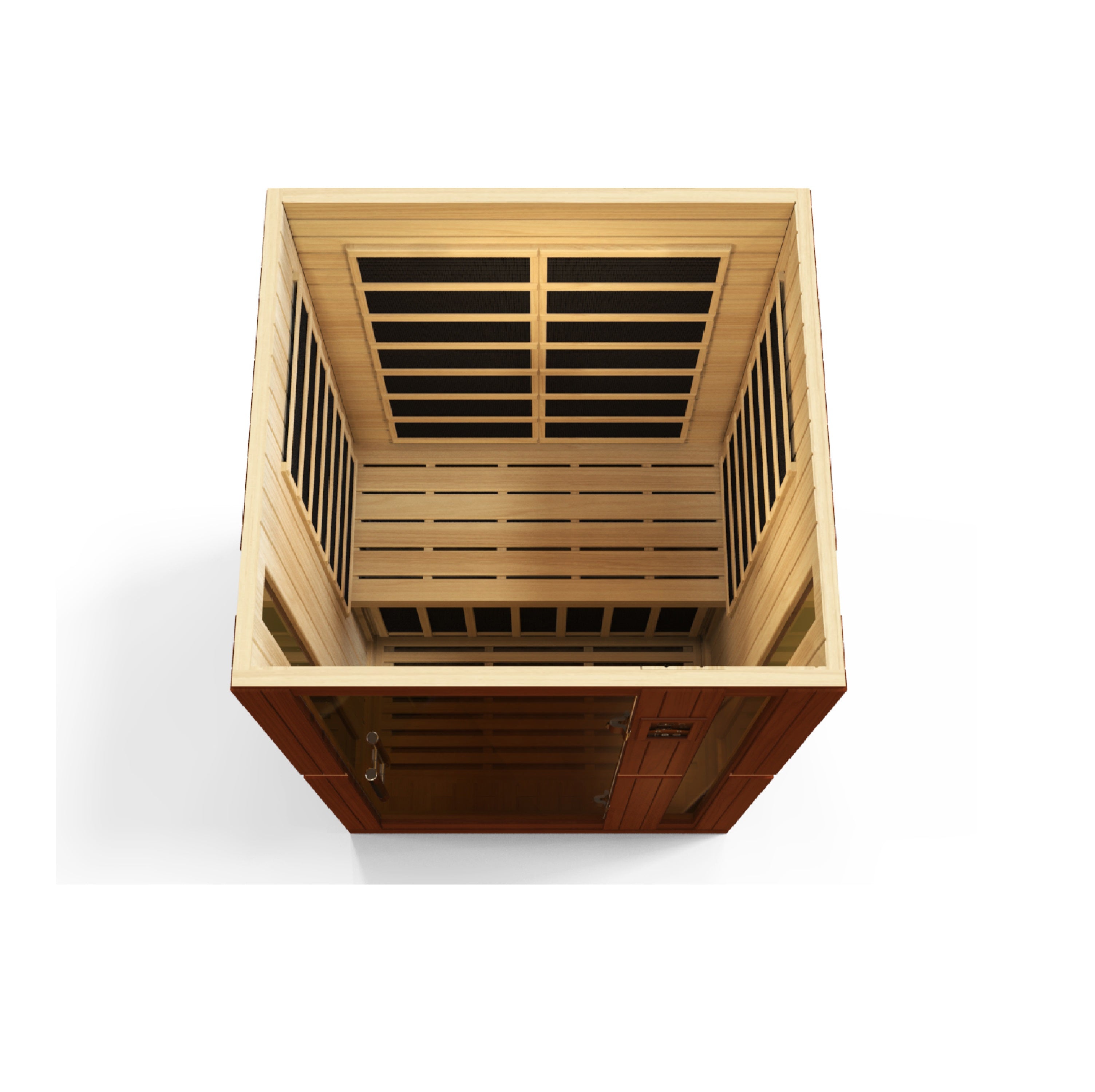 Dynamic Vittoria 2-person Low EMF (Between 5-10MG) FAR Infrared Sauna (Canadian Hemlock) (DYN-6220-01)