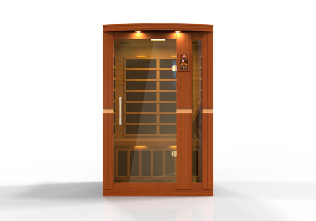 Dynamic Vittoria Elite 2-person Ultra Low EMF (Between 3-5MG) FAR Infrared Sauna (Canadian Hemlock) (DYN-6220-01 Elite)