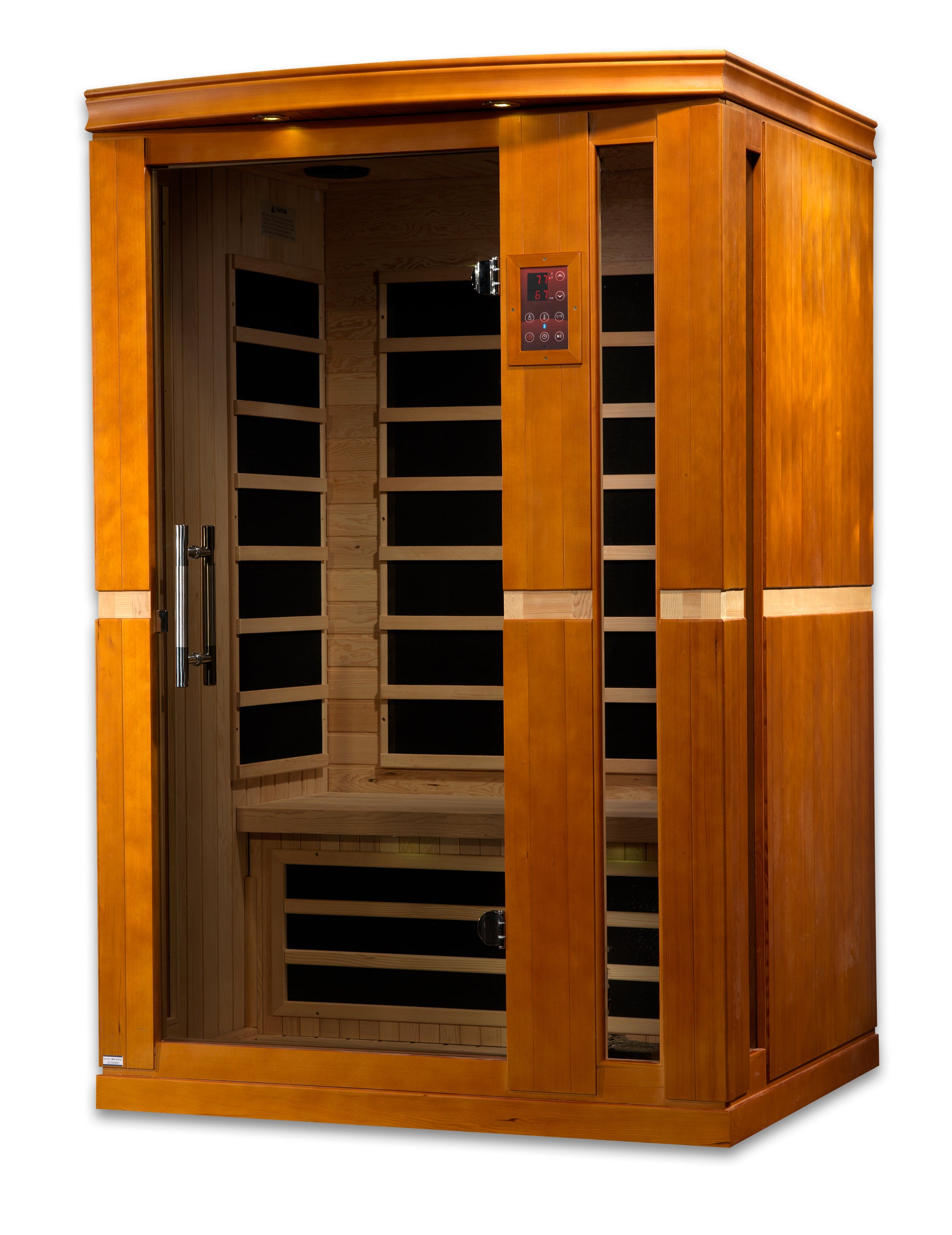Dynamic Vittoria Elite 2-person Ultra Low EMF (Between 3-5MG) FAR Infrared Sauna (Canadian Hemlock) (DYN-6220-01 Elite)