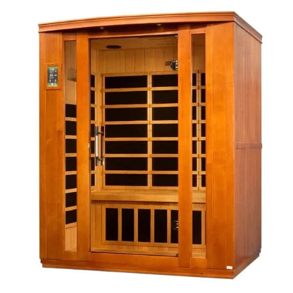 Dynamic Bellagio 3-person Ultra Low EMF (Between 3-5MG) FAR Infrared Sauna (Canadian Hemlock) (DYN-6306-02 Elite)