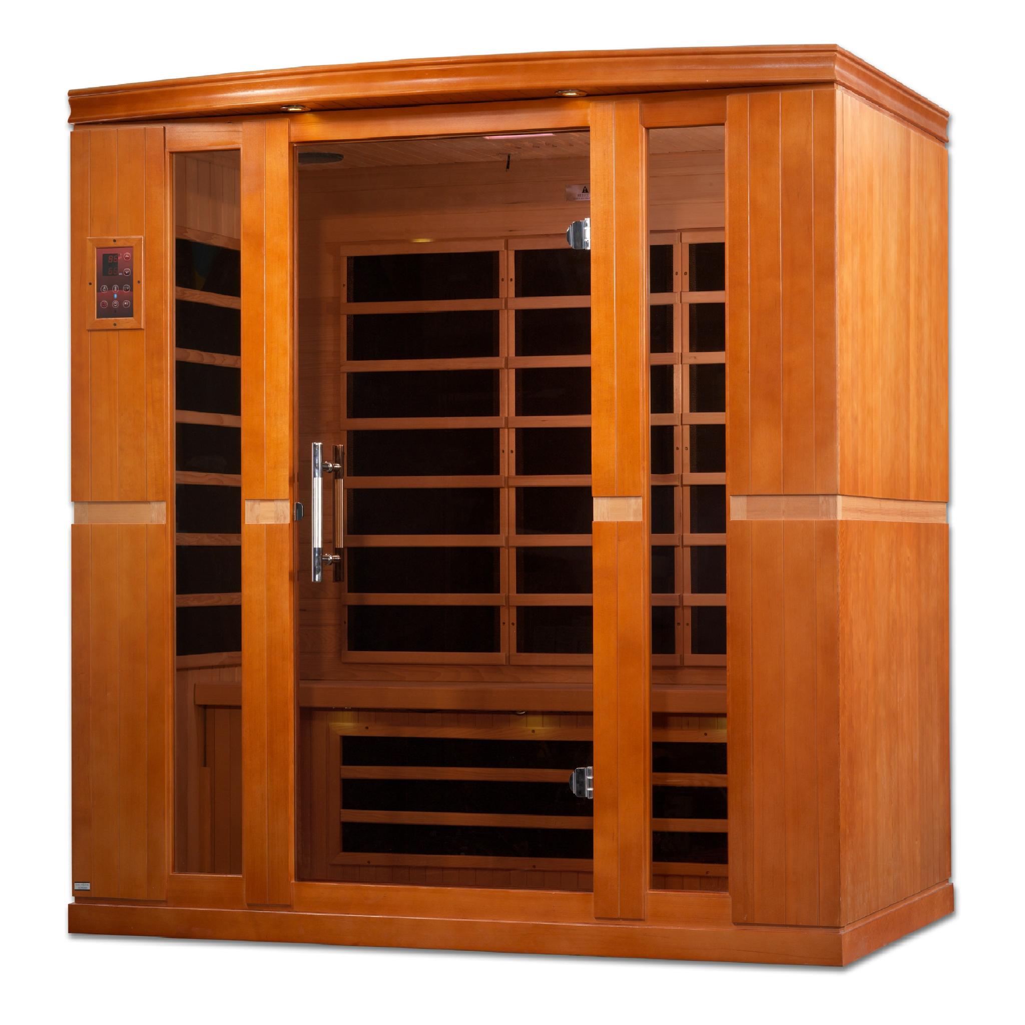 Dynamic Bergamo 4 Person Low EMF Far Infrared Sauna by Golden Designs (DYN-6440-01)