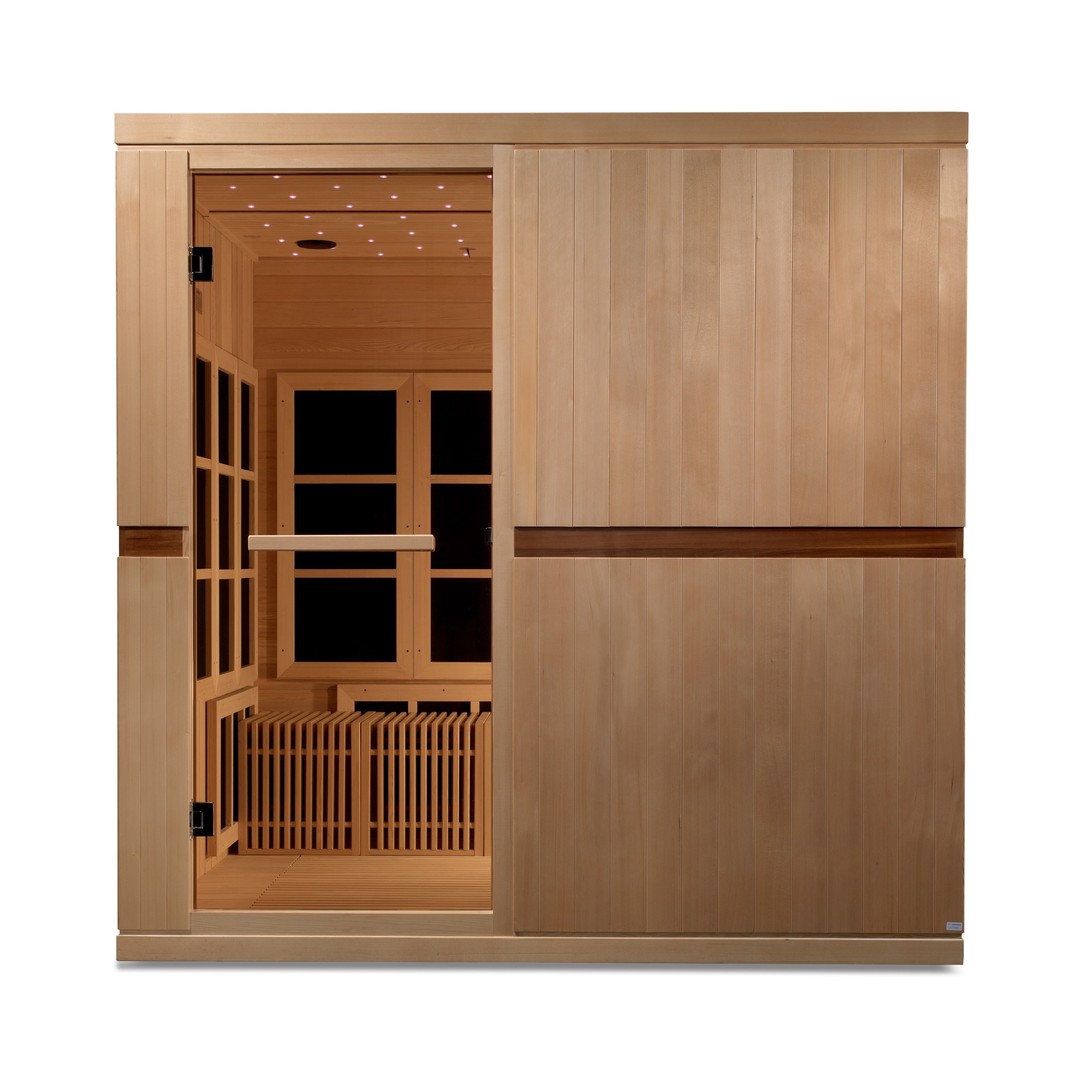 Golden Designs Catalonia 8-person PureTech™ Near Zero EMF (Under 3MG) FAR Infrared Sauna (Canadian Hemlock) (GDI-6880-02)