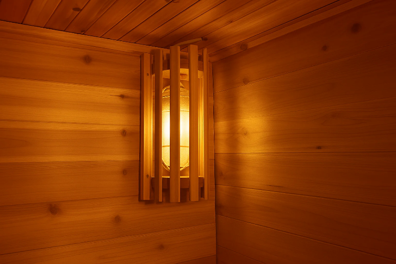 SunRay Denali 4-Person Contemporary Outdoor Sauna - Image 7