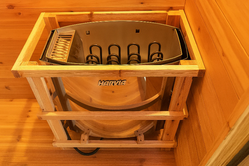 SunRay Denali 4-Person Contemporary Outdoor Sauna - Image 4