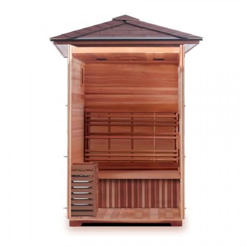 SunRay Bristow 2-Person Outdoor Traditional Sauna - Image 5