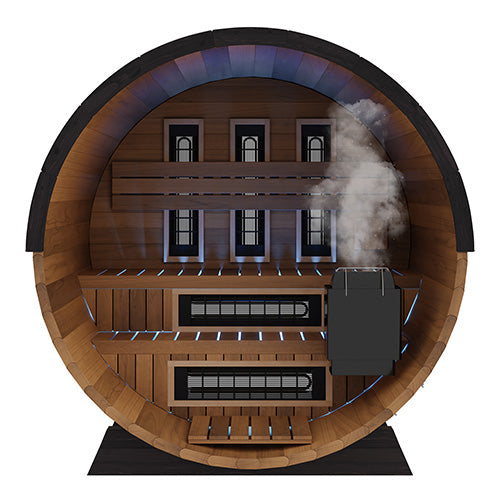FD-7 Combination Infrared Barrel Sauna – Thermo-Aspen | Finnmark Designs