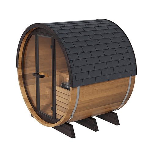 FD-6 Combination Infrared Barrel Sauna – Cedar | Finnmark Designs
